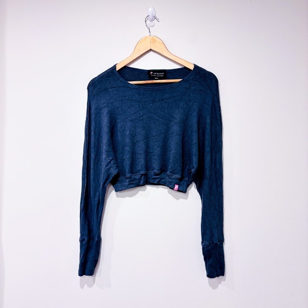 🌼 NWOT 🌼 LAIT DE POULE Grey crop top